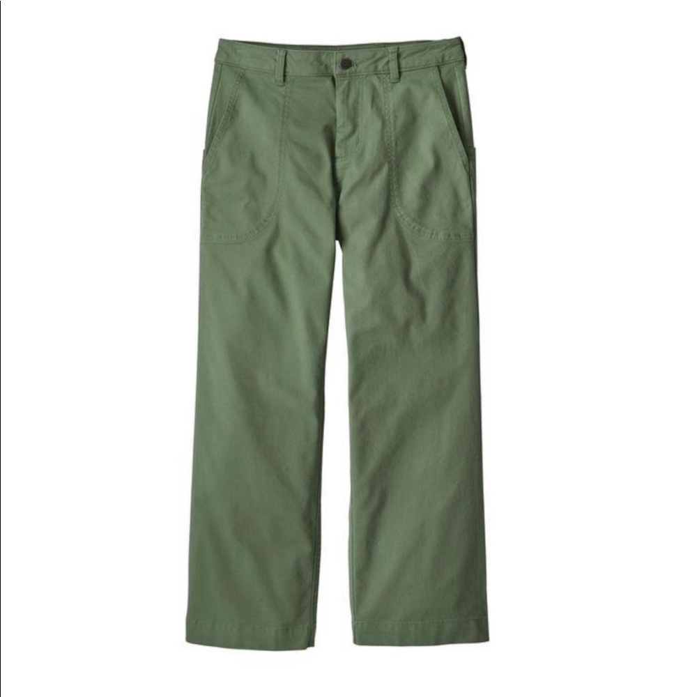 Patagonia Matcha Green Stand Up Cropped Pants